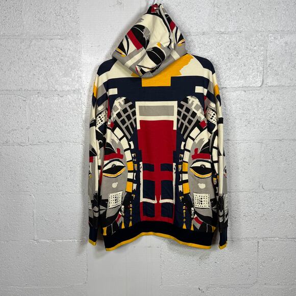 AGTAWH French Terry Motif Print Hoodie Men's Unity Print Medium, $112 - Picture 4 of 11